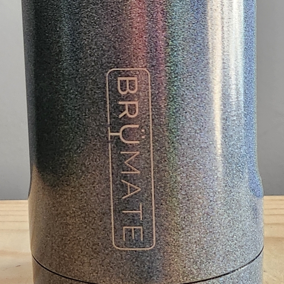 Brewmate Black/Gray Iridescent Slim Can Koozie - Picture 2 of 10